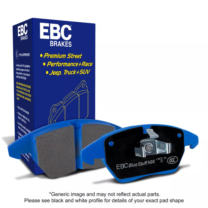 EBC Upgrade Brake Pads (Multiple Options) - Fiesta MK7 1.0 EcoBoost | Car Enhancements UK