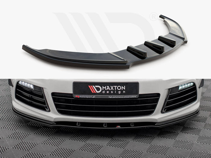 Maxton Design - Front Splitter V.1 Volkswagen Scirocco R Mk3
