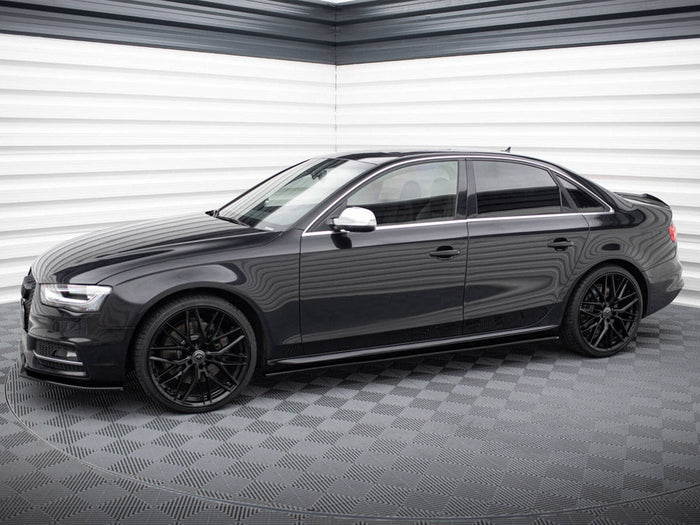 Maxton Design - SIDE SKIRTS DIFFUSERS AUDI S4 / A4 / A4 S-LINE B8 / B8 FL