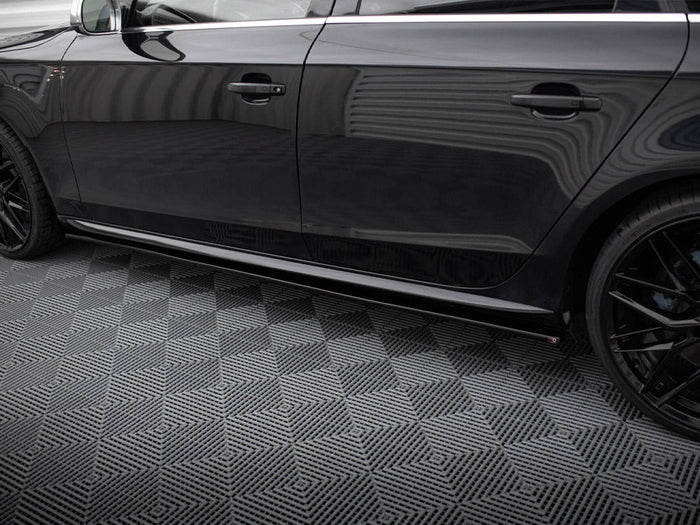 Maxton Design - SIDE SKIRTS DIFFUSERS AUDI S4 / A4 / A4 S-LINE B8 / B8 FL