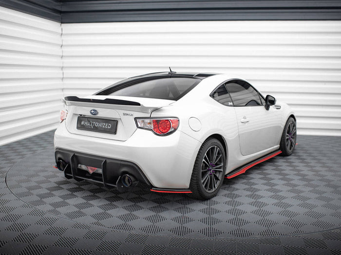 Maxton Design -Rear Side Splitters V.2 Subaru BRZ Mk1 / Mk1 Facelift