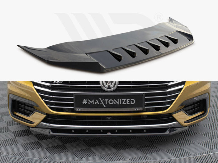 Maxton Design - Front Splitter V.2 Volkswagen Arteon R-Line Sedan / Shooting Brake Mk1