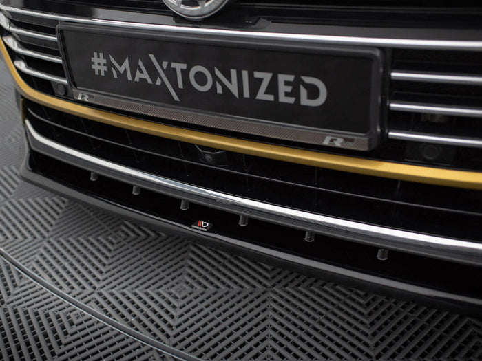 Maxton Design - Front Splitter V.2 Volkswagen Arteon R-Line Sedan / Shooting Brake Mk1