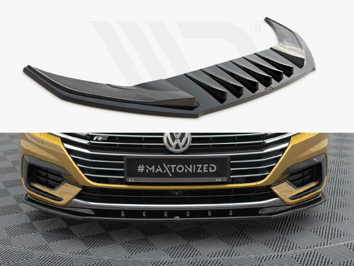 Maxton Design - Front Splitter V.3 Volkswagen Arteon R-Line Sedan / Shooting Brake Mk1