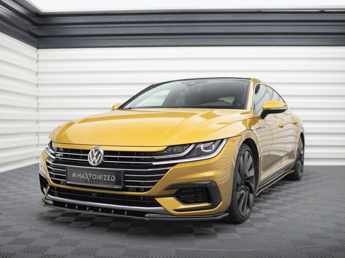 Maxton Design - Front Splitter V.3 Volkswagen Arteon R-Line Sedan / Shooting Brake Mk1