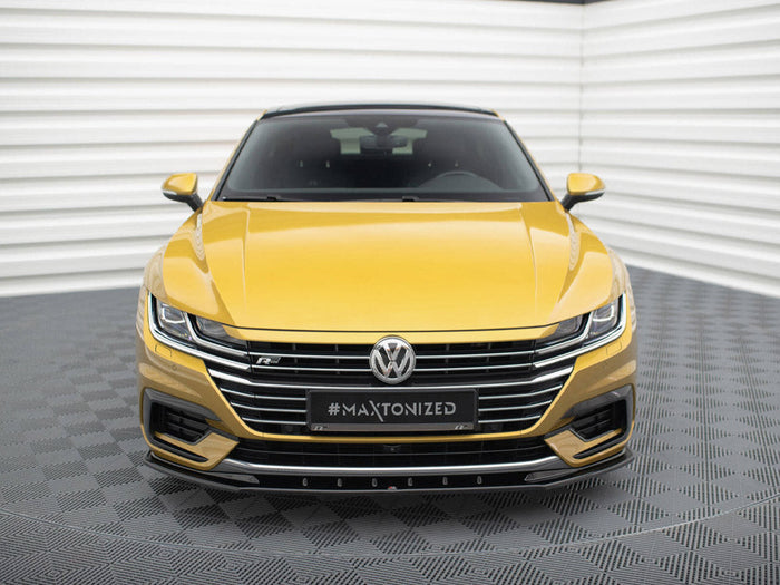 Maxton Design - Front Splitter V.3 Volkswagen Arteon R-Line Sedan / Shooting Brake Mk1