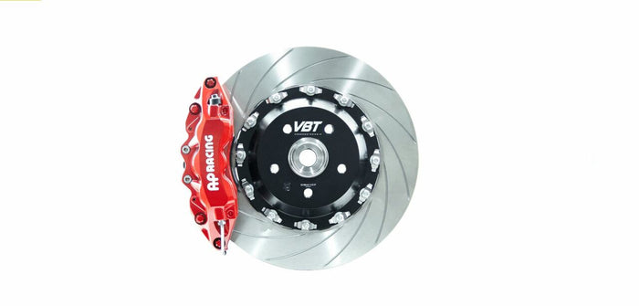 Vagbremtechnic Front Brake Kit 6 Piston AP Racing Calipers with 362x32mm 2-Piece Discs - VW Golf Mk8