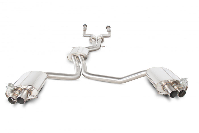Scorpion Exhausts Audi RS4 B8 4.2 FSI Quattro Avant/RS5 4.2 V8 Coupe  Resonated cat-back system inc active exhaust valve - Car Enhancements UK