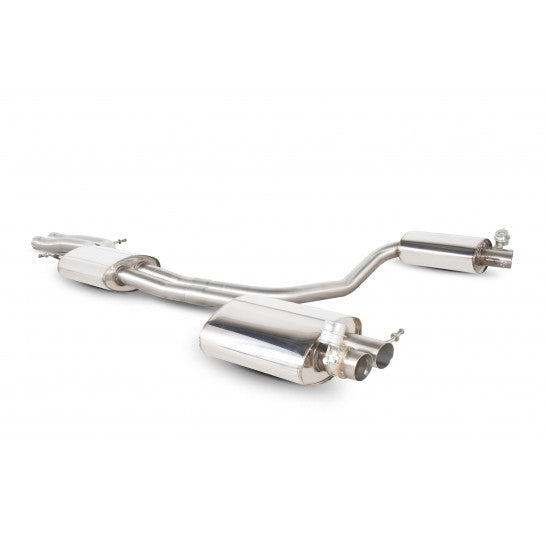 Scorpion Exhausts - RESONATED Exhaust System Inc Valve - Audi RS4 B8 / RS5 8T - Car Enhancements UK