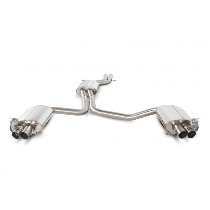 Scorpion Exhausts - RESONATED Exhaust System Inc Valve - Audi RS4 B8 / RS5 8T - Car Enhancements UK