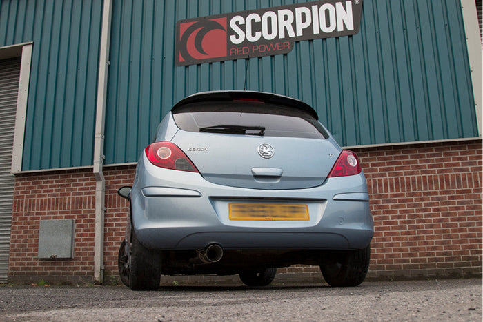 Scorpion Exhausts Vauxhall Corsa D 1.0/1.2/1.4 Non-resonated cat-back system - Car Enhancements UK