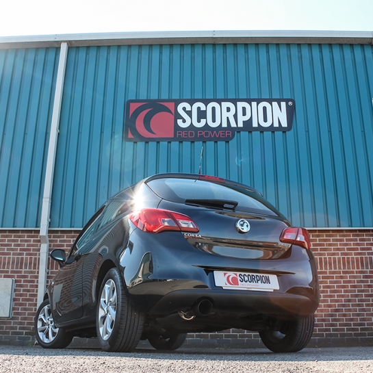 Scorpion Exhausts - Vauxhall Corsa E 1.0T Exhaust (Multiple Options) - Car Enhancements UK