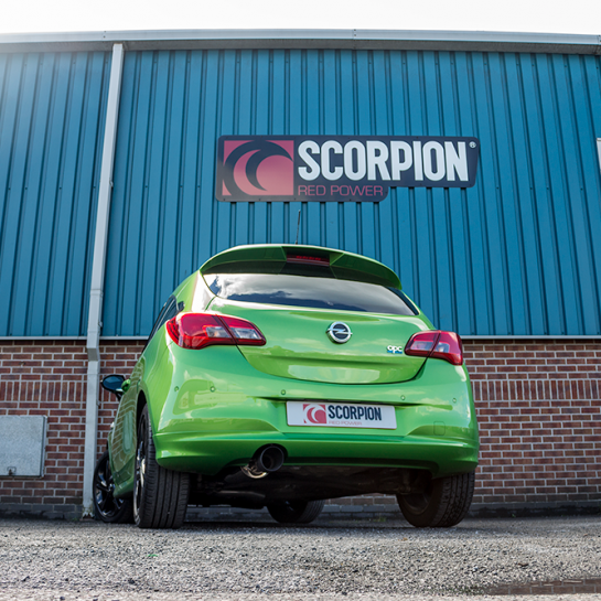Scorpion Exhausts - Vauxhall Corsa E 1.4 Turbo Exhaust (Multiple Options) - Car Enhancements UK