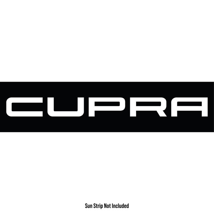 SEAT Cupra Sunstrip Text - Text Only