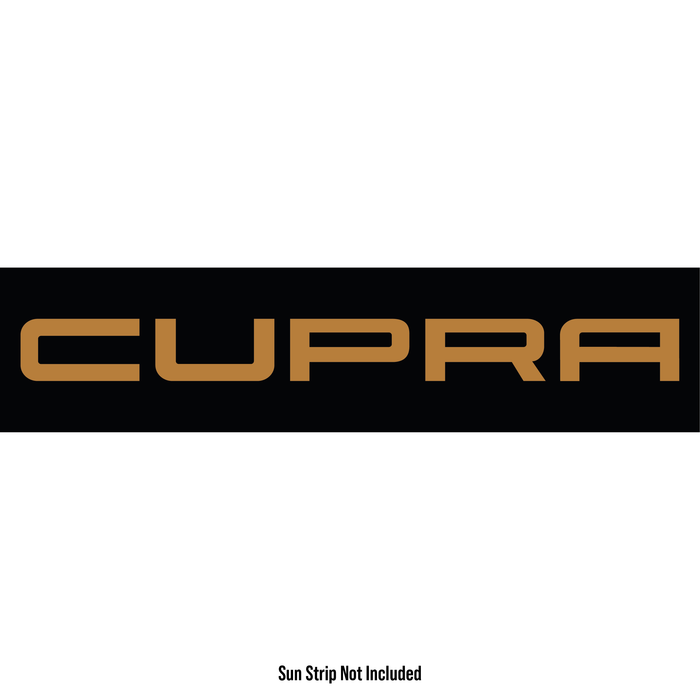 SEAT Cupra Sunstrip Text - Text Only