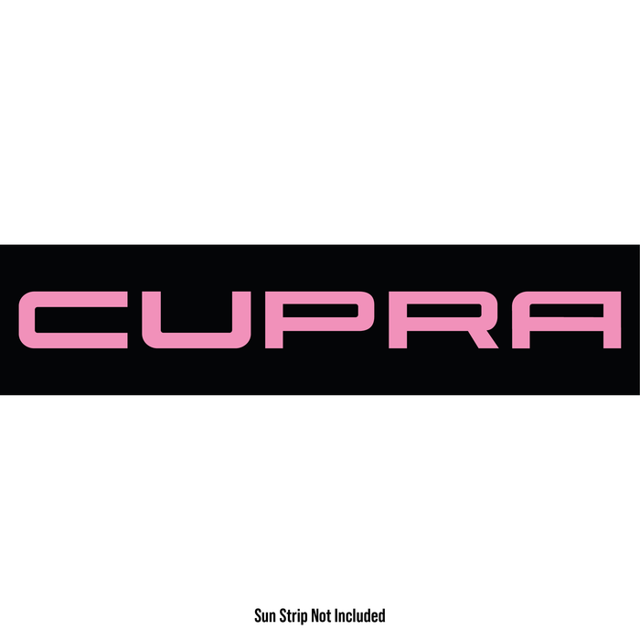 SEAT Cupra Sunstrip Text - Text Only