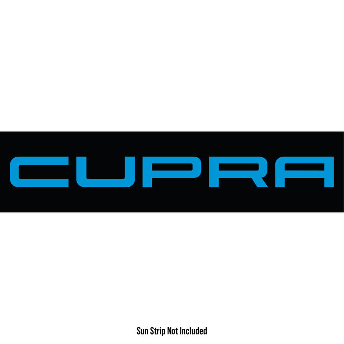 SEAT Cupra Sunstrip Text - Text Only