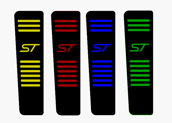 Car Enhancements UK - Dead Pedal (Multiple Designs & Colours) - Ford Fiesta MK7 / 7.5 All Models (2008-2017)