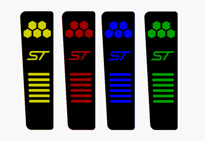 Car Enhancements UK - Dead Pedal (Multiple Designs & Colours) - Ford Focus MK3 / 3.5 All Models (2010-2018)