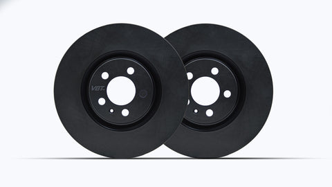 Vagbremtechnic Plain 272x10mm Rear Brake Discs - VW Jetta / Skoda Octavia