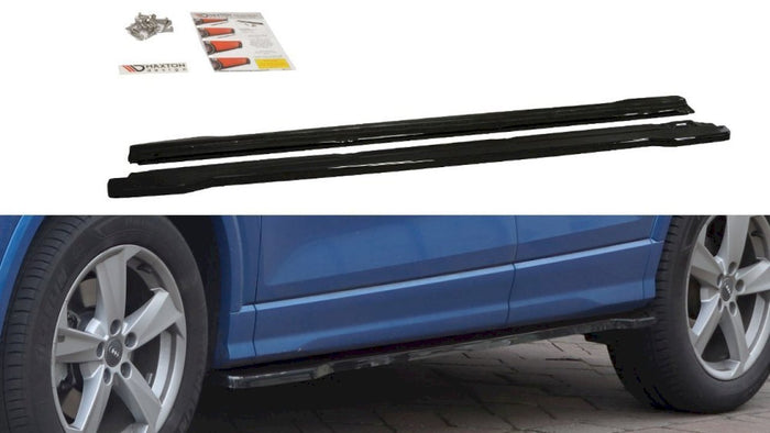 Maxton Design - SIDE SKIRTS SPLITTERS AUDI Q2 MK1 SPORT 2016 - ONWARDS