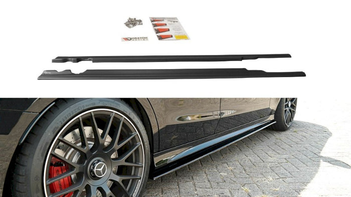 Maxton Design - SIDE SKIRTS SPLITTERS MERCEDES C-CLASS S205 63 AMG ESTATE (2015-2018)