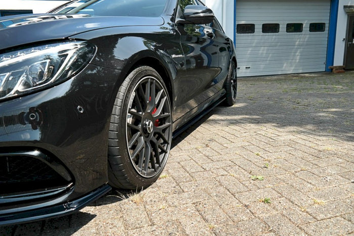 Maxton Design - SIDE SKIRTS SPLITTERS MERCEDES C-CLASS S205 63 AMG ESTATE (2015-2018)