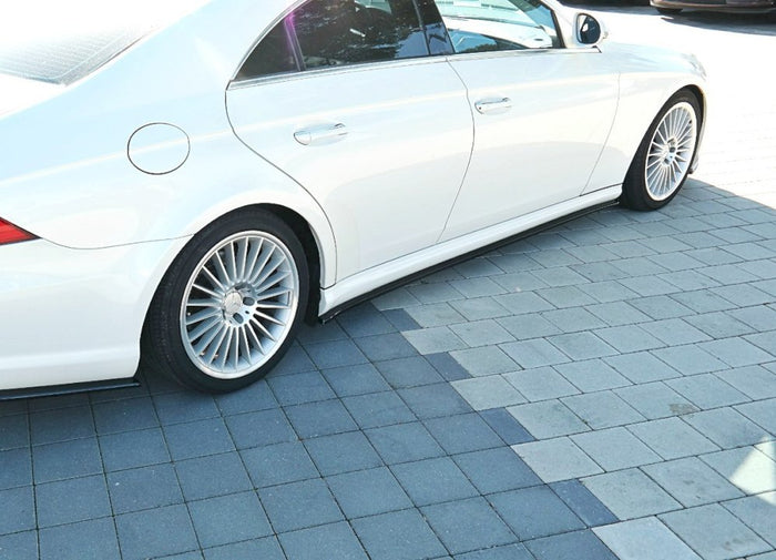 Maxton Design - SIDE SKIRTS DIFFUSERS MERCEDES CLS C219 55AMG (2004-2006)