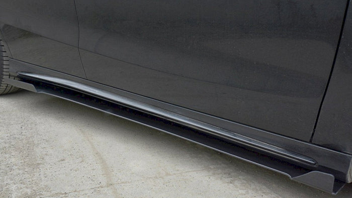 Maxton Design - RACING SIDE SKIRTS DIFFUSERS V.1 MERCEDES CLA A45 AMG C117 FACELIFT (2017-UP)