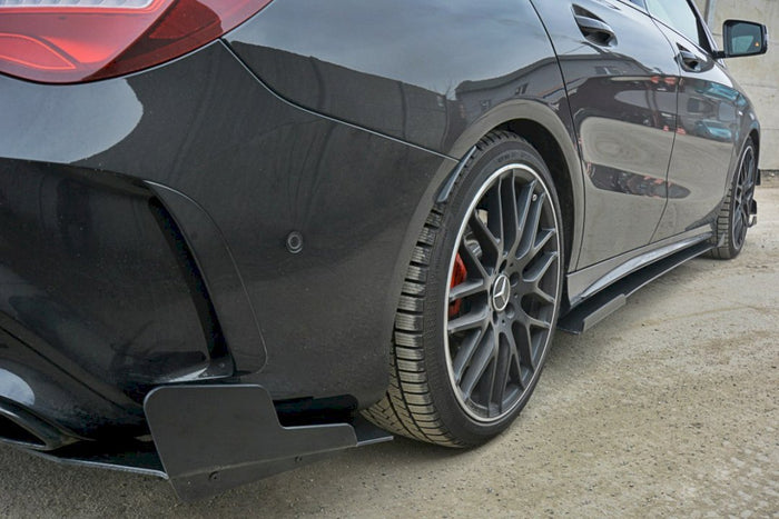 Maxton Design - RACING SIDE SKIRTS DIFFUSERS V.1 MERCEDES CLA A45 AMG C117 FACELIFT (2017-UP)