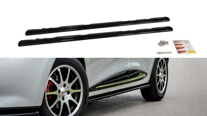 Maxton Design - SIDE SKIRTS DIFFUSERS RENAULT CLIO MK4 STANDARD (2012-2016)