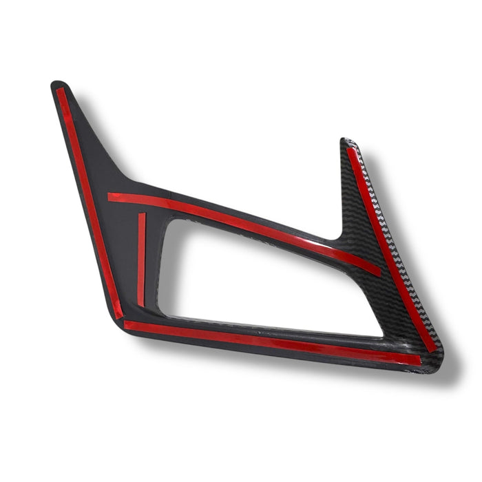 Rear Bumper Reflector Surround for MK4 / MK4.5 Focus | CEUK (Carbon Fibre Look OR Gloss Black)