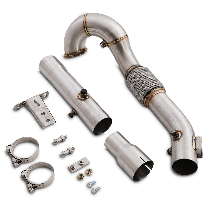 Direnza - Audi A3 8V 1.8 2.0 TFSI 12-20 3.5" Decat Downpipe - Car Enhancements UK