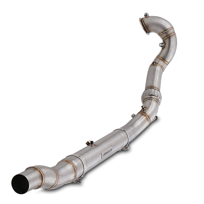 Direnza - Volkswagen Golf Mk8 R 2.0 TSI 2019+ 4" GPF + Decat Delete Downpipe - Car Enhancements UK