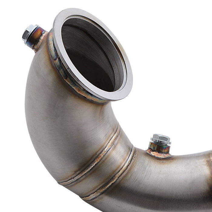 Direnza - Volkswagen Golf Mk8 R 2.0 TSI 2019+ 4" GPF + Decat Delete Downpipe - Car Enhancements UK