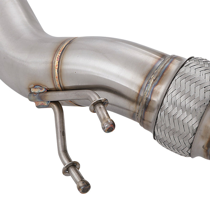 Direnza - Volkswagen Golf Mk8 R 2.0 TSI 2019+ 4" GPF + Decat Delete Downpipe - Car Enhancements UK