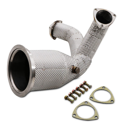 Direnza - Audi S4 B9 3.0T 2017+ - Exhaust Decat Downpipe - Car Enhancements UK