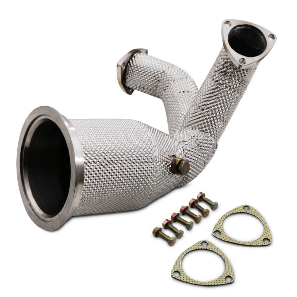Direnza - Audi S4 B9 3.0T 2017+ - Exhaust Decat Downpipe - Car Enhancements UK