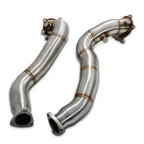Direnza - Audi RS6 C7 Quattro 4.0T V8 13-18 Exhaust Decat Downpipes - Car Enhancements UK