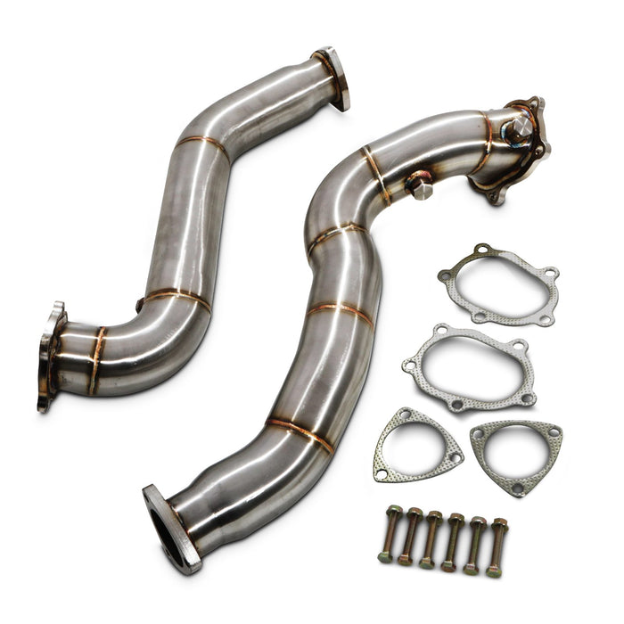 Audi RS6 C7 Quattro 4.0T V8 13-18 Exhaust Decat Downpipes - Direnza