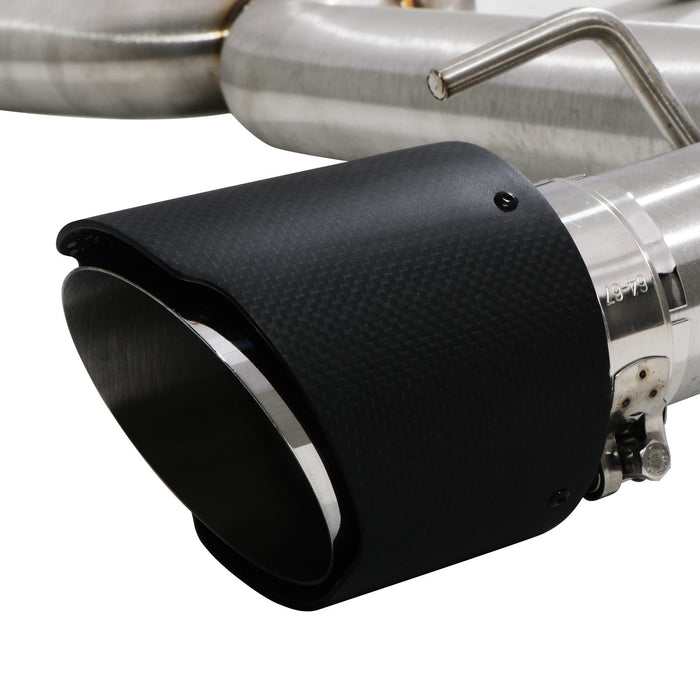 Fiat 500 Abarth 1.4 08+ Catback Exhaust System With Carbon Tips - Direnza