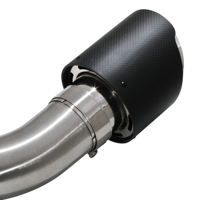 Fiat 500 Abarth 1.4 08+ Catback Exhaust System With Carbon Tips - Direnza