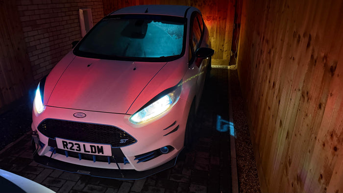 Ford Fiesta MK7 / MK7.5 - ST Logo Projector Puddle Light Replacement Units (Multiple Colours) 2013-2017