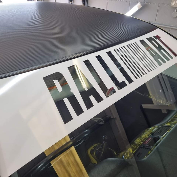 Ralliart Cut Out Sunstrip