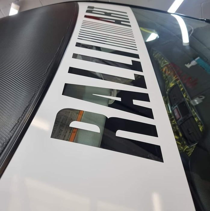 Ralliart Cut Out Sunstrip
