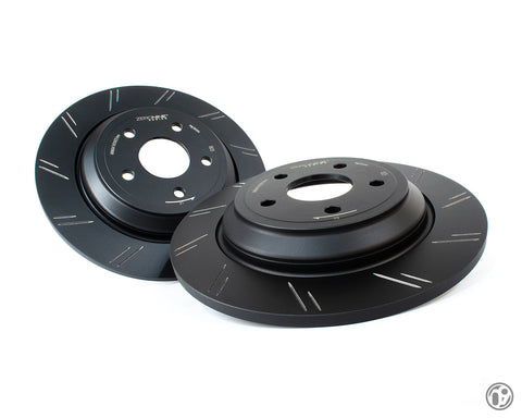 09D Grooved Rear Brake Disc Pair - Ford Focus RS Mk3 / Focus ST Mk4