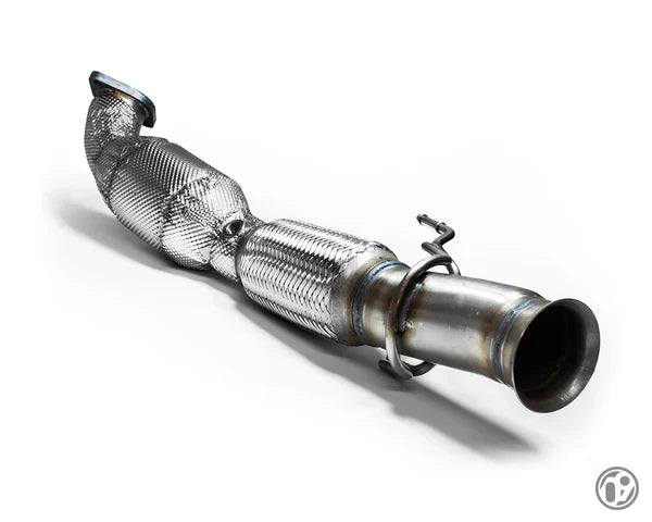 09 Design - 09D 76MM Fast Flow Downpipe with 200 Cell High Flow ECE Cat [Focus RS Mk3]