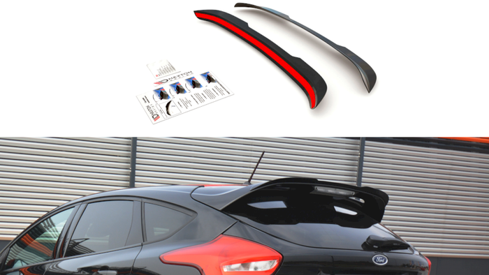 Maxton Design - SPOILER CAP FORD FOCUS ST-LINE MK3 FL (2015-2018)