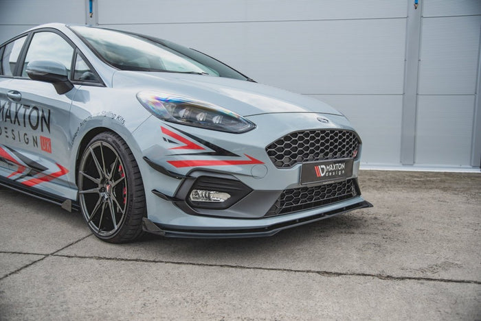Maxton Design - STREET PRO FRONT SPLITTER (+FLAPS) FORD FIESTA MK8/8.5 ST/ ST LINE