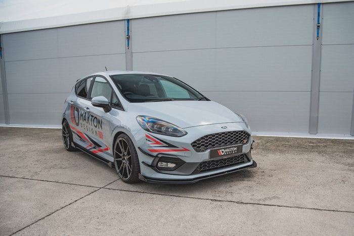 Maxton Design - STREET PRO FRONT SPLITTER (+FLAPS) FORD FIESTA MK8/8.5 ST/ ST LINE